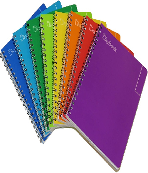 Imagen de 8 pack cuaderno doble espiral profesioanl de raya