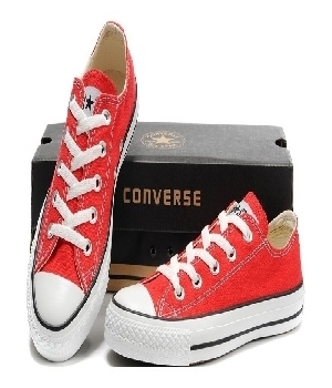 Imagen de Converse originales chuck taylor choclo rojos