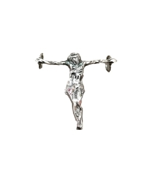 Imagen de Dije de plata solida jesucristo 3.2 cms numero 0