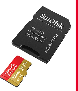 Imagen de Memoria microSDXC de rapida transferencia SANDISK 128 GB