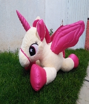 Imagen de Unicornio pony de peluche gigante 120 cms