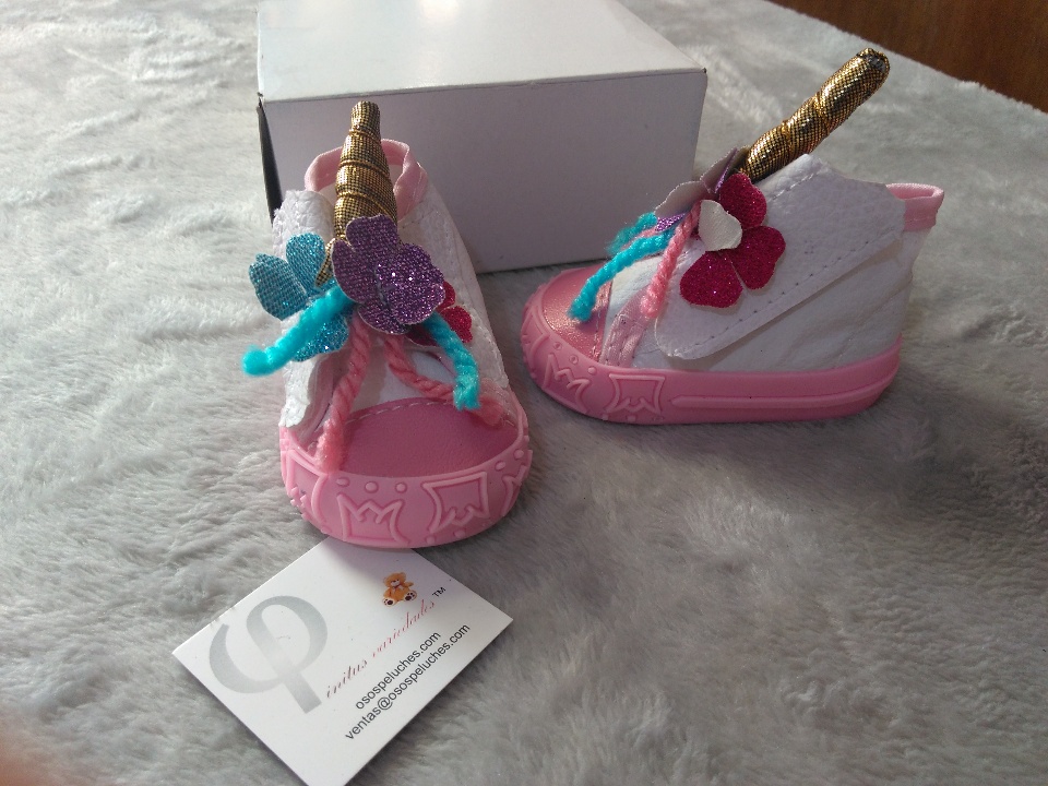 Imagen de Zapatos para bebe uniocornio princesa numero 0