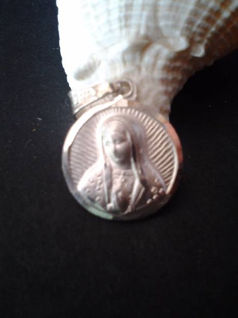 Imagen de Dije de plata .925 virgen de Guadalupe 1.6 cm numero 1