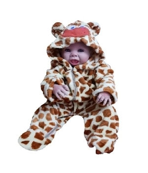 Imagen de Mameluco para bebé de jirafa unisex numero 0