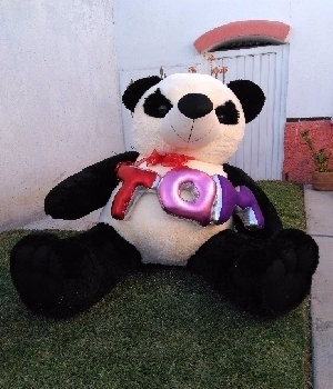 Imagen de Panda de peluche gigante y gordo 1.85 m numero 0