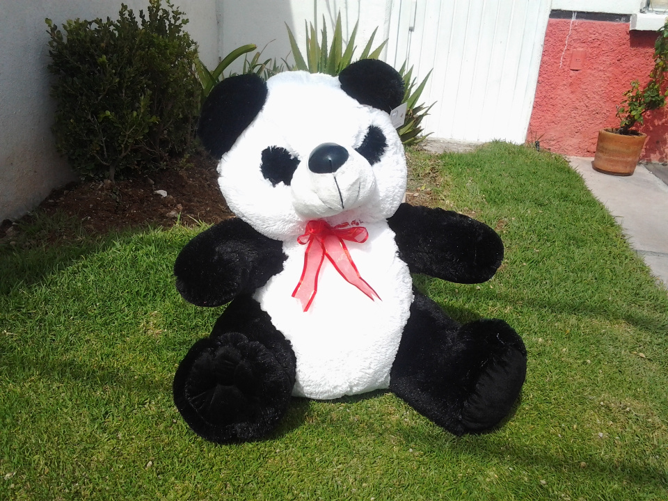 Imagen de Panda de peluche grande 65 cms sentado numero 1