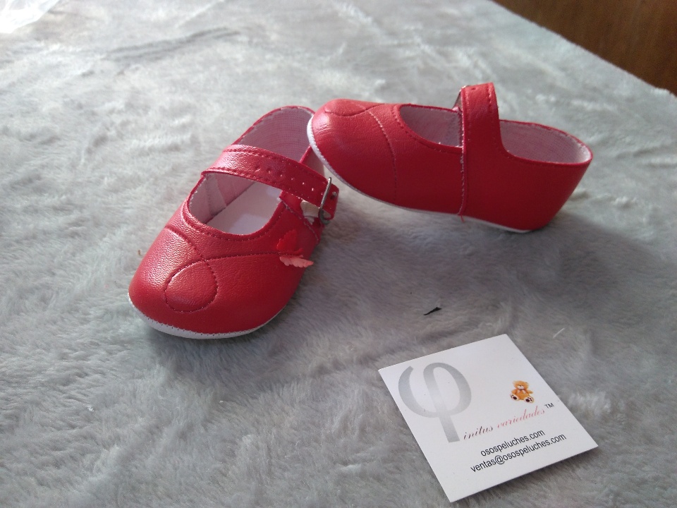 Imagen de Zapatitos rojos para bebe niña  numero 1