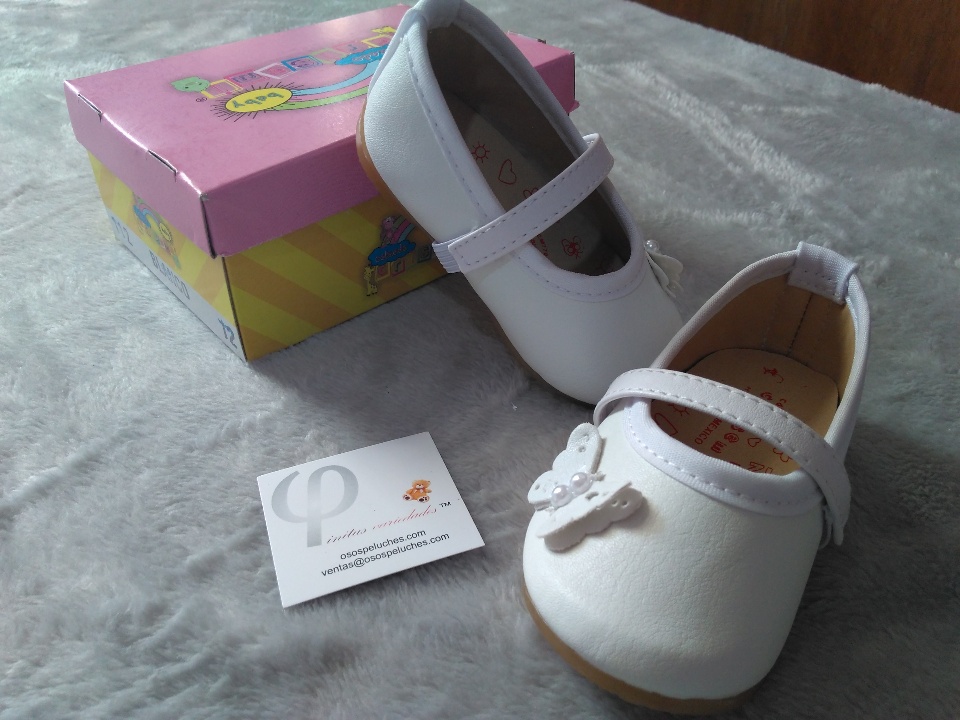 Imagen de Zapatos para bebe niña blancos mod450crisemi numero 1