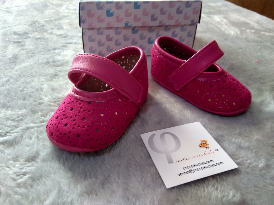 Imagen de Zapatos para bebe rosas niña numero 1